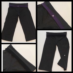 ❗️Clearance❗️🍋Lulu🍋 Revers/Roll Down Capri sz 6